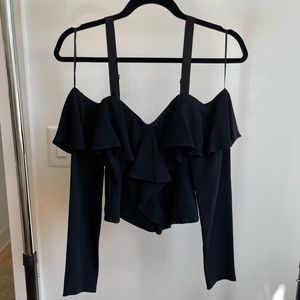 Intermix Off the Shoulder Ruffle Top